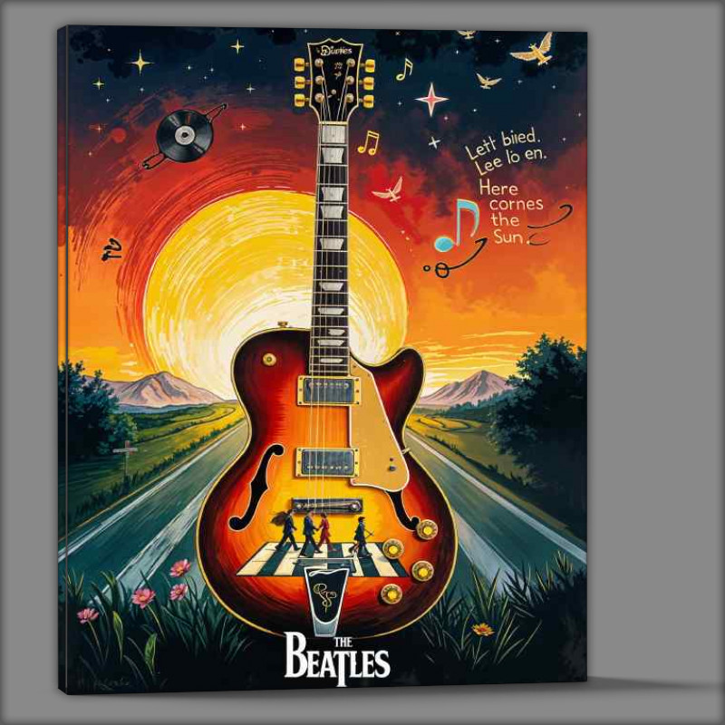 Buy Canvas : (Music the beatles on abby road)