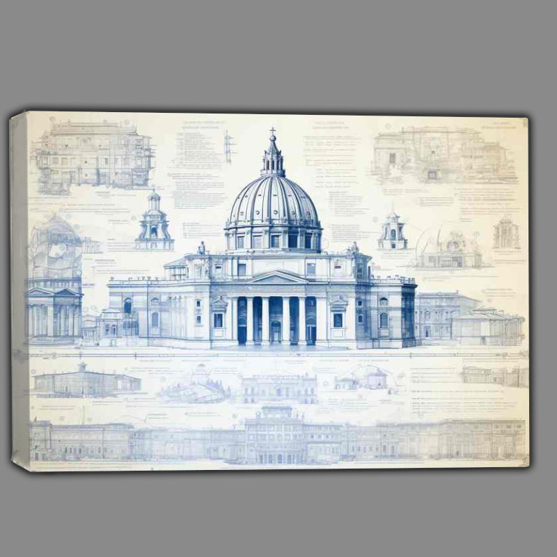 Buy Canvas : (Romes Timeless Architectural Marvels)