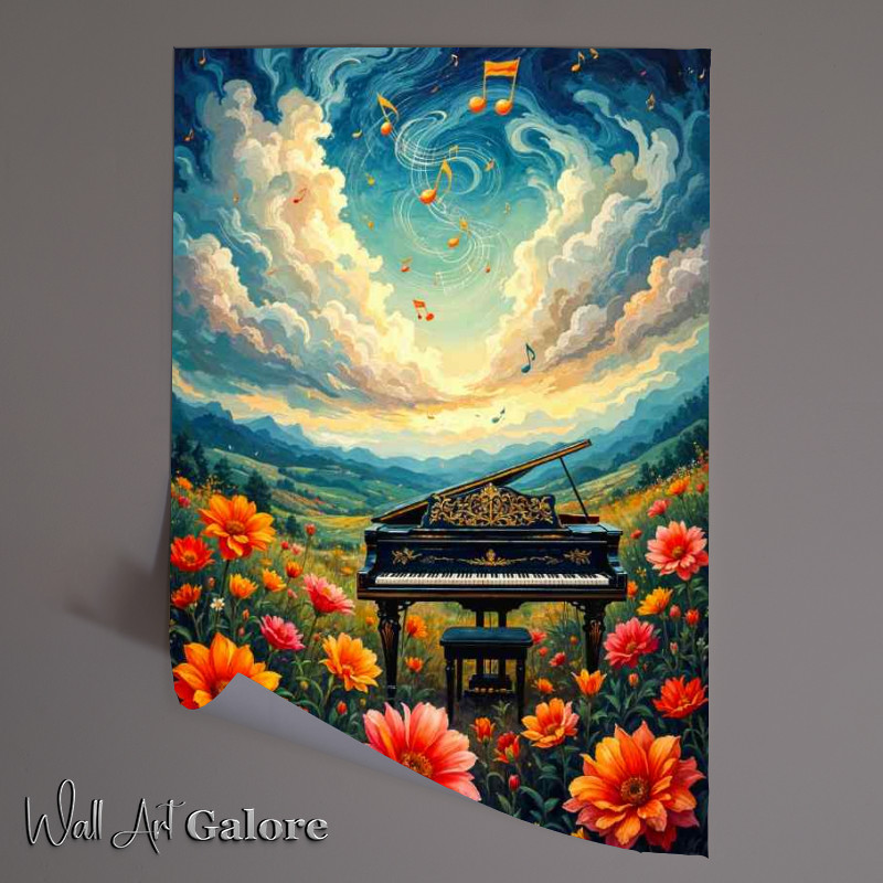 Buy Unframed Poster : (Piano outdoors)