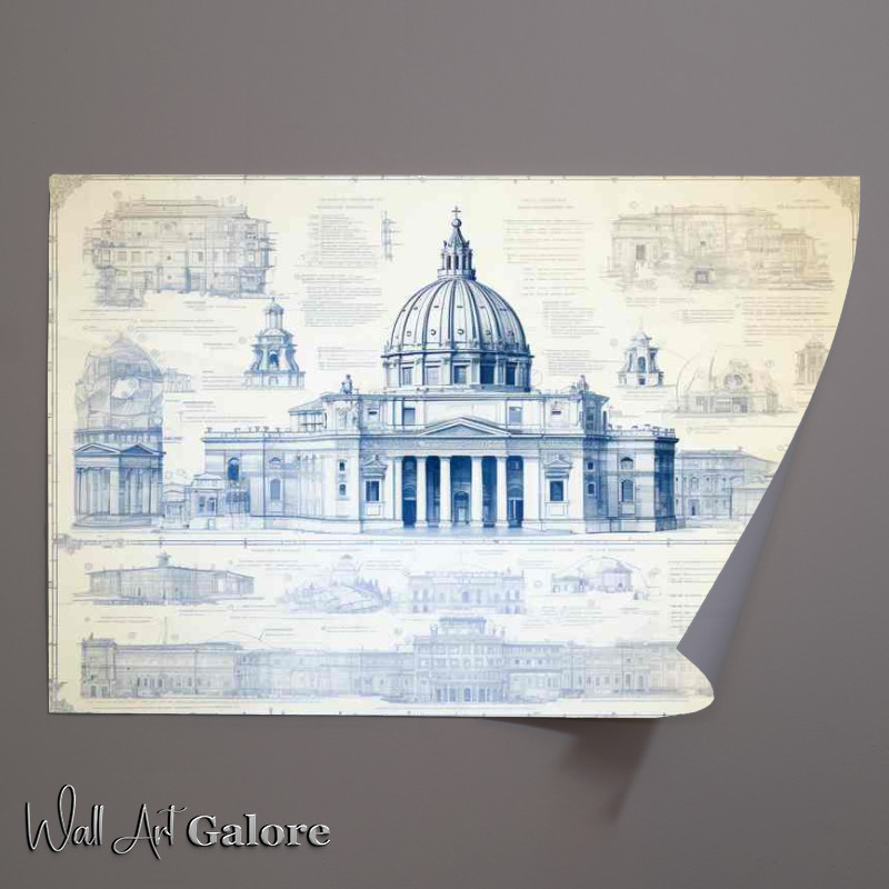Buy Unframed Poster : (Romes Timeless Architectural Marvels)