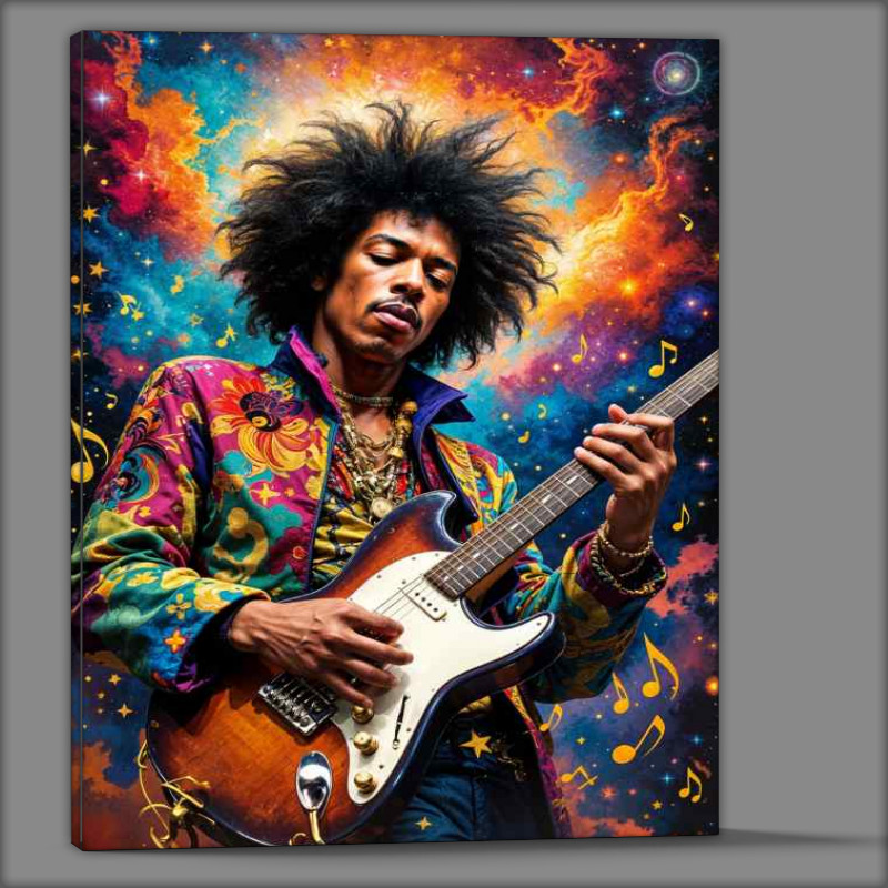 Buy Canvas : (jimmy hendrix in concert)