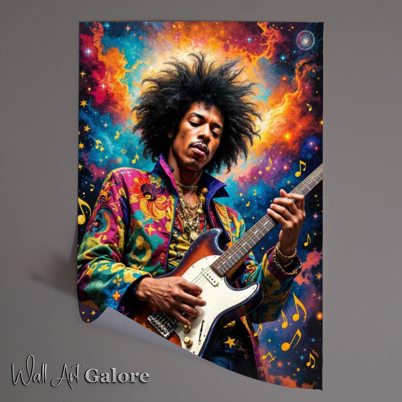 Buy Unframed Poster : (jimmy hendrix in concert)
