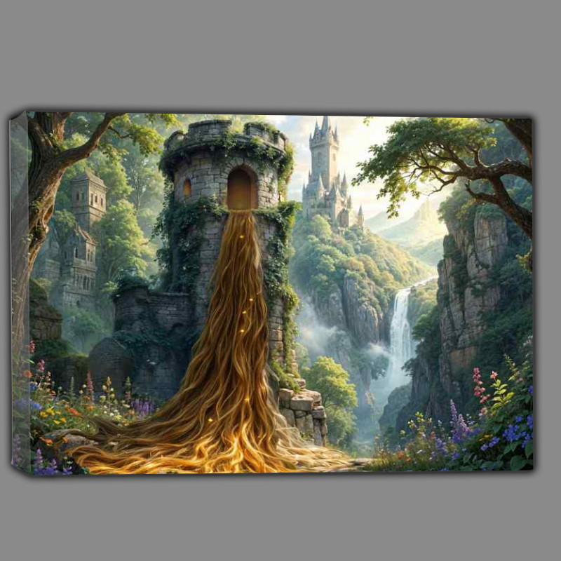 Buy Canvas : (Girl with the long golden hair)