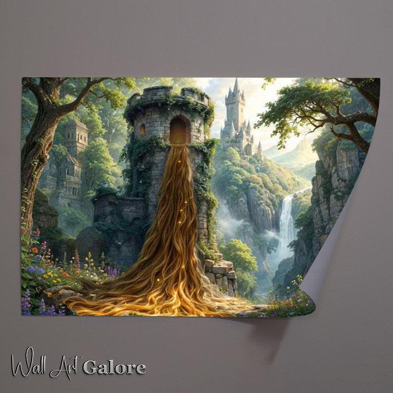 Buy Unframed Poster : (Girl with the long golden hair)