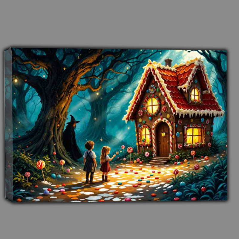Buy Canvas : (House made of sweets)
