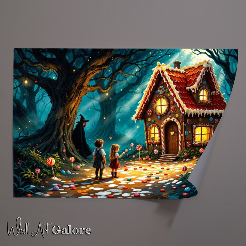 Buy Unframed Poster : (House made of sweets)