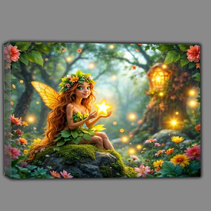 Buy Canvas : (Little pixie fairy all bright)
