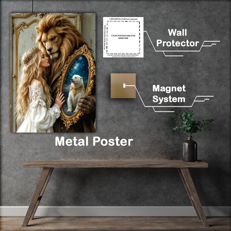 Buy Metal Poster : (The lion princess and the wardrobe)