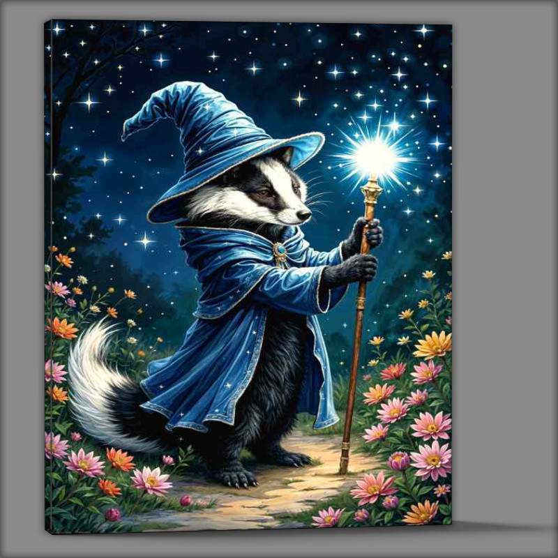 Buy Canvas : (The wizzaard Badger)
