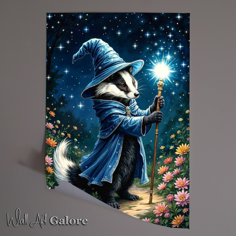 Buy Unframed Poster : (The wizzaard Badger)