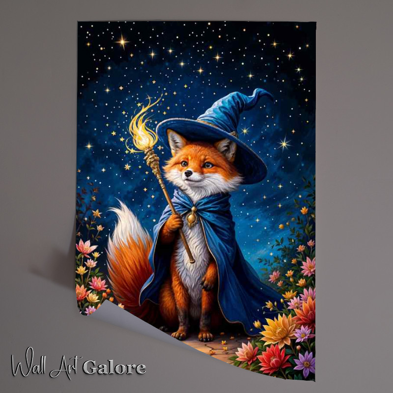 Buy Unframed Poster : (The wizzaard red fox)