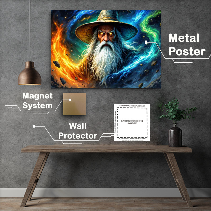 Buy Metal Poster : (Casting the spell)