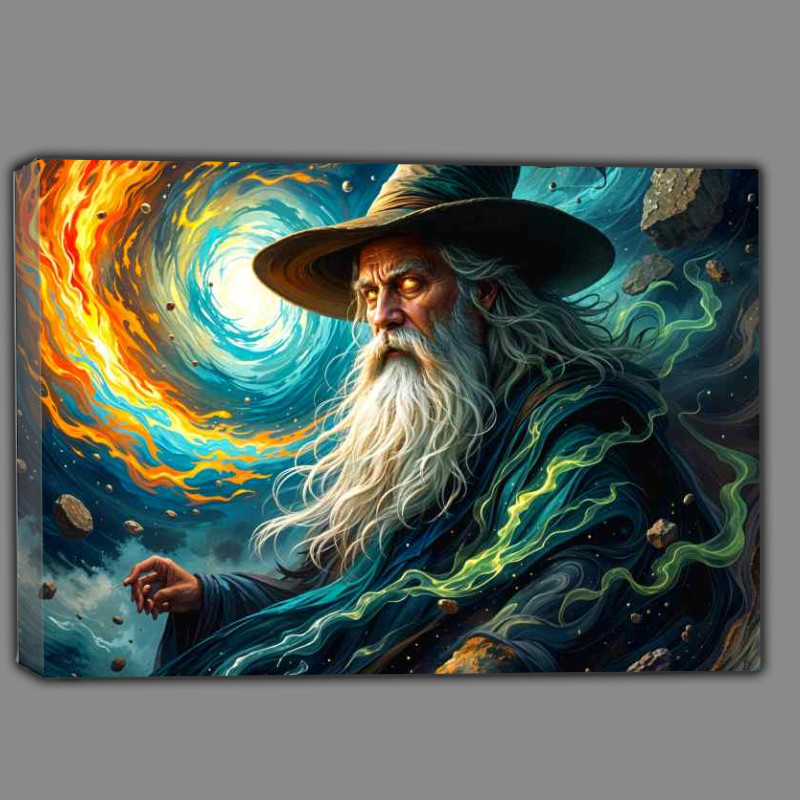 Buy Canvas : (Merlin the wizzard and a spell)