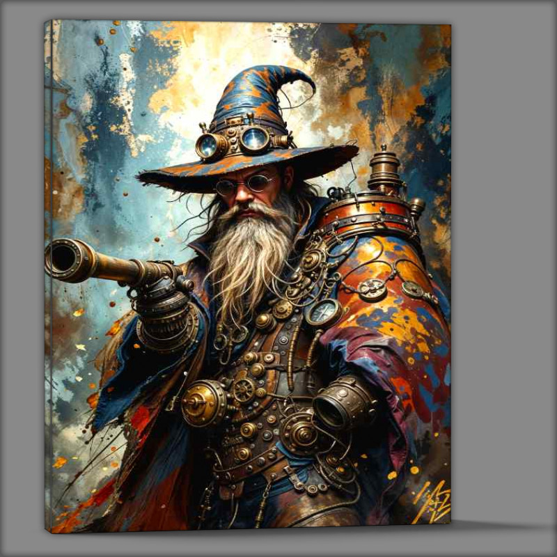 Buy Canvas : (The futuristic retro punk hunter)