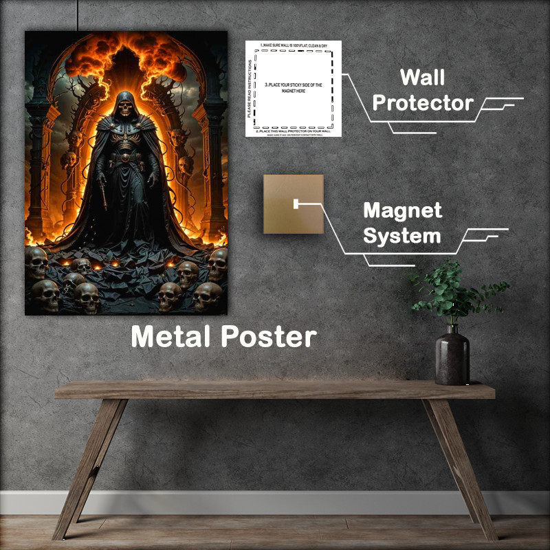 Buy Metal Poster : (The skelleton collector)