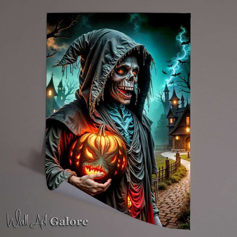 Buy Unframed Poster : (haloween reaper trick or treat)