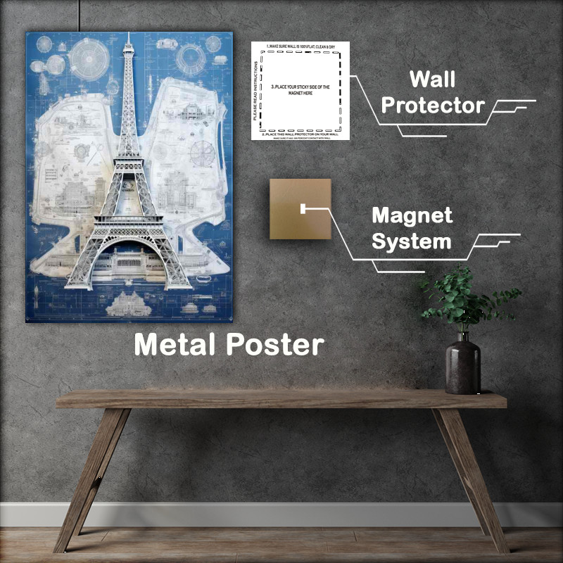 Buy Metal Poster : (Iron Majesty in Paris)