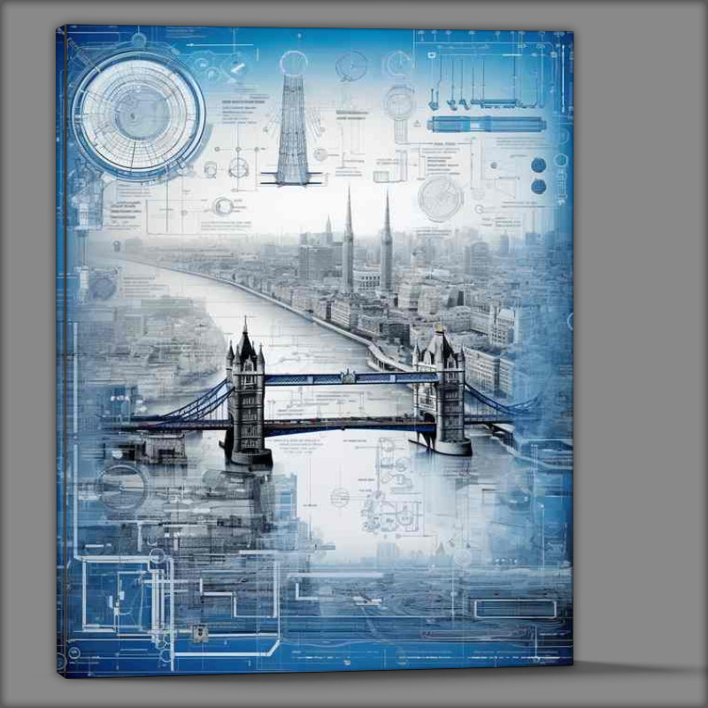 Buy Canvas : (London Bridge Icon of Elegance)