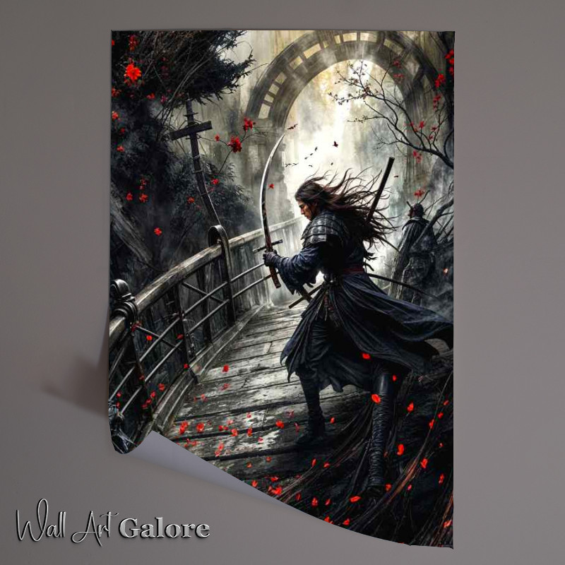 Buy Unframed Poster : (Dark and mysterious warrior)