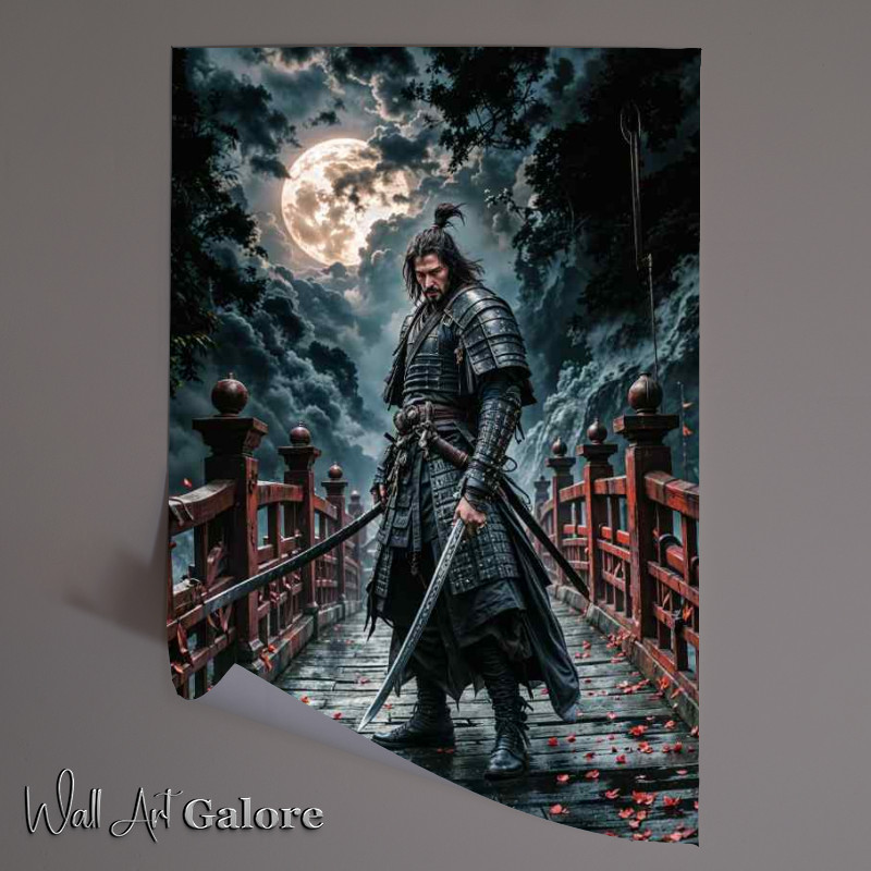 Buy Unframed Poster : (Keanu reaves in a samurai warrior mode)