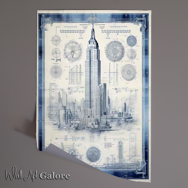 Buy Unframed Poster : (New York City Skyline Urban Majesty)
