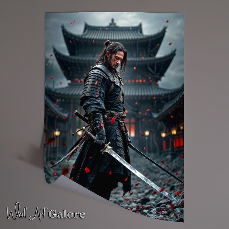 Buy Unframed Poster : (Samurai returning home)