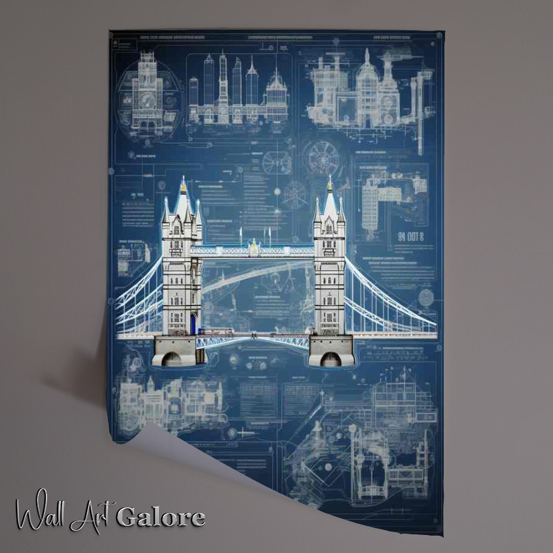 Buy Unframed Poster : (Thames River Crossing)