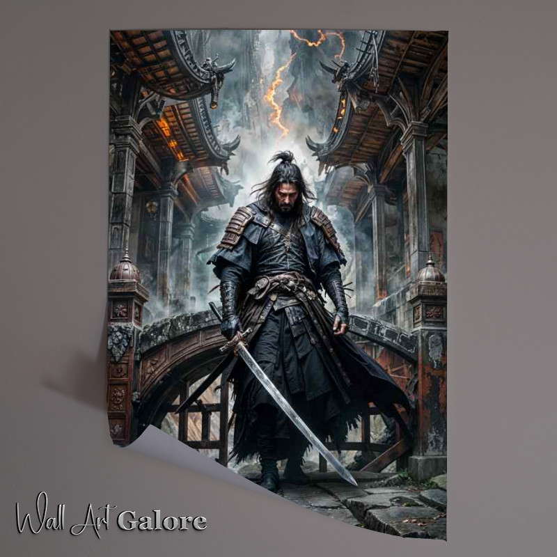 Buy Unframed Poster : (The warrior looking deep in thought)