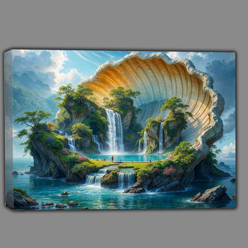 Buy Canvas : (Seascelle sea shore)