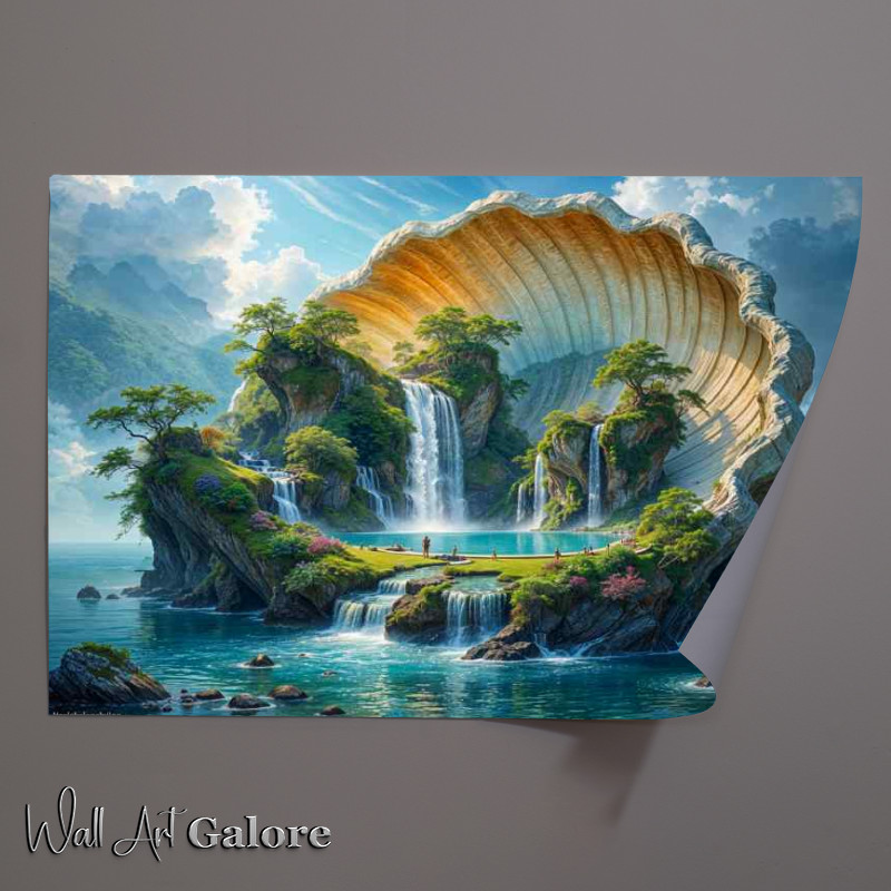 Buy Unframed Poster : (Seascelle sea shore)