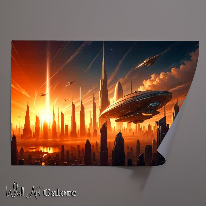 Buy Unframed Poster : (Future space ships are amongst us)