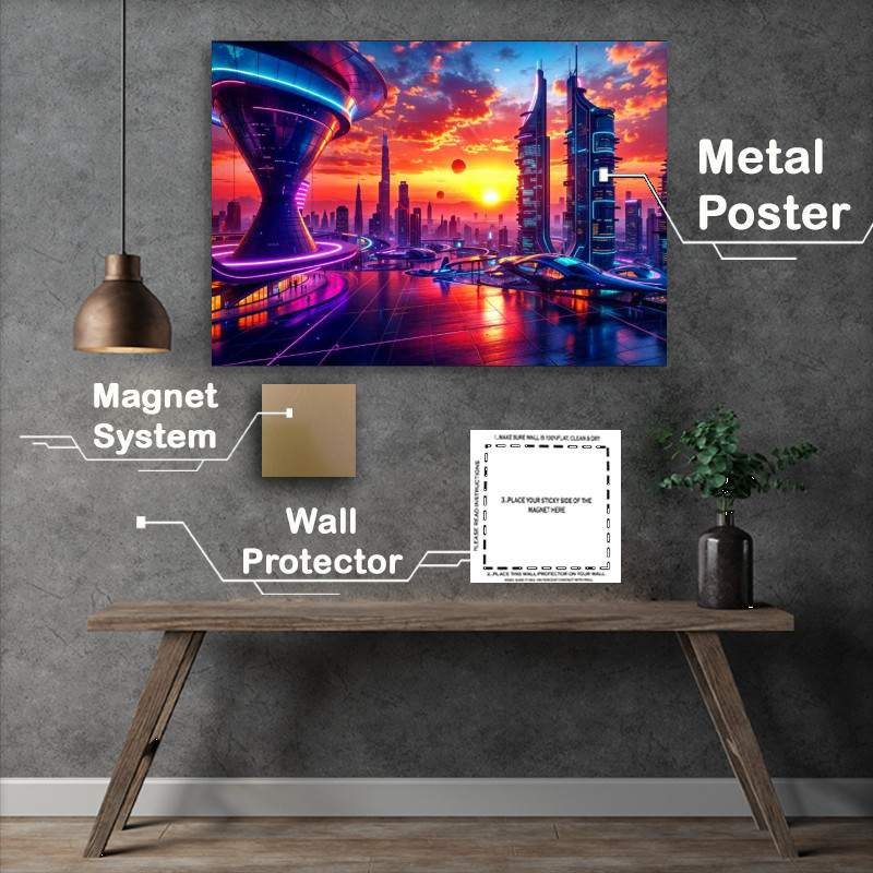 Buy Metal Poster : (The future is coming)