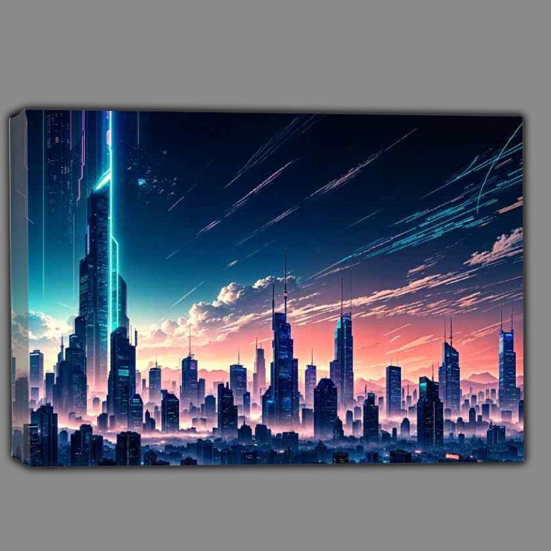 Buy Canvas : (The neon future is here)