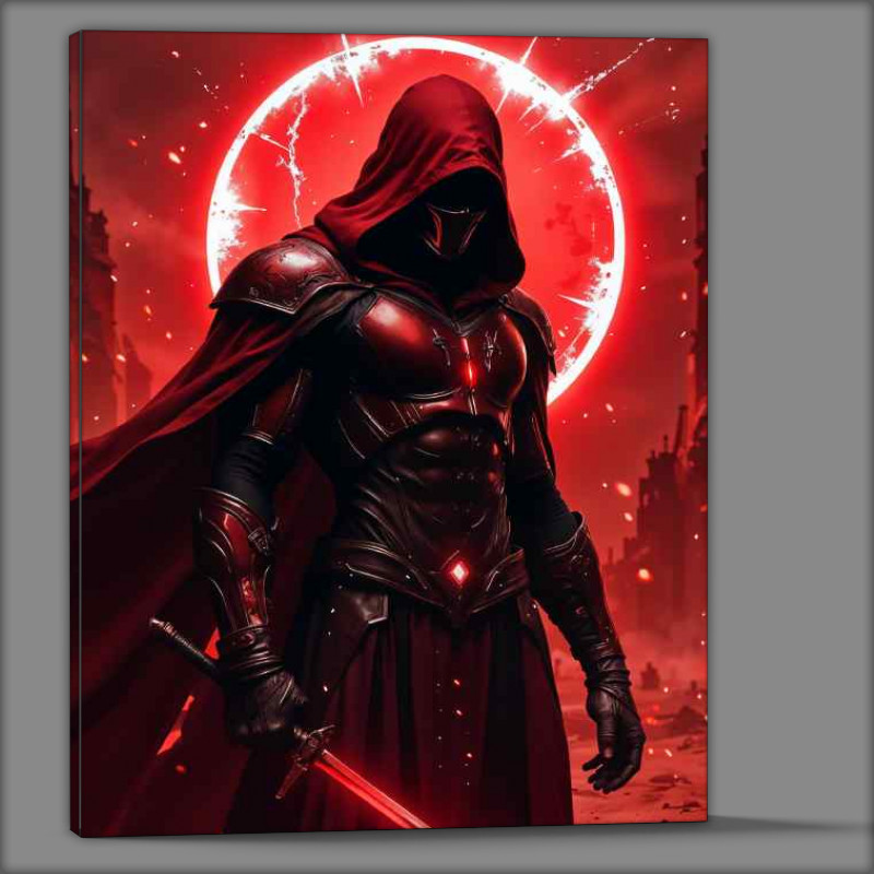 Buy Canvas : (Hooded neon assasin)