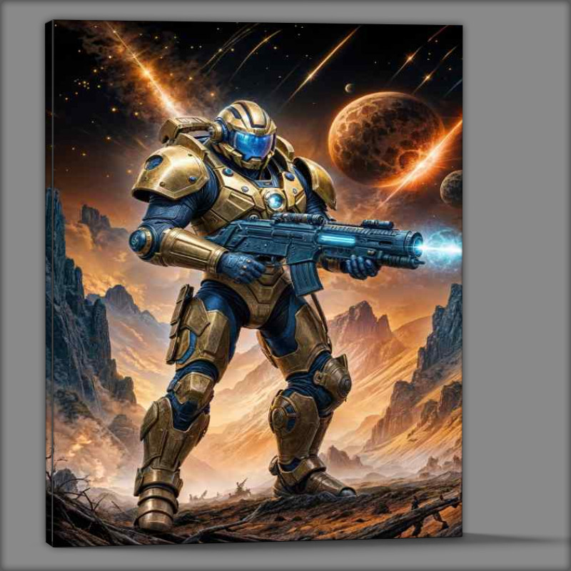 Buy Canvas : (Captain benek of the guardian task force)