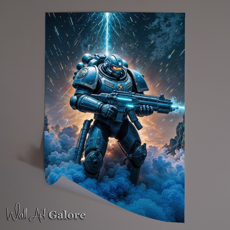 Buy Unframed Poster : (Captain blake of the guardian task force)