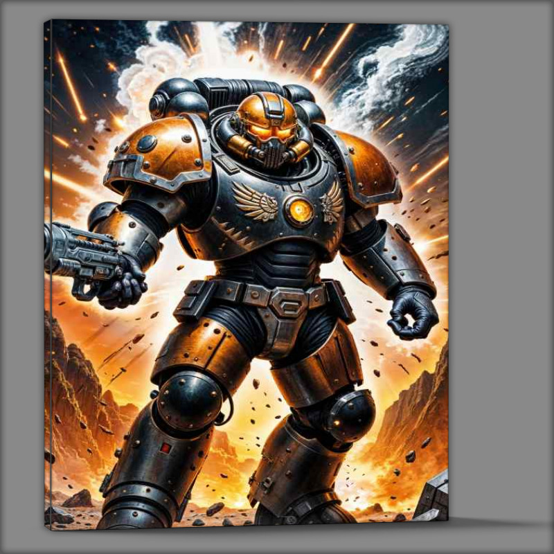 Buy Canvas : (Captain boxer of the guardian task force)