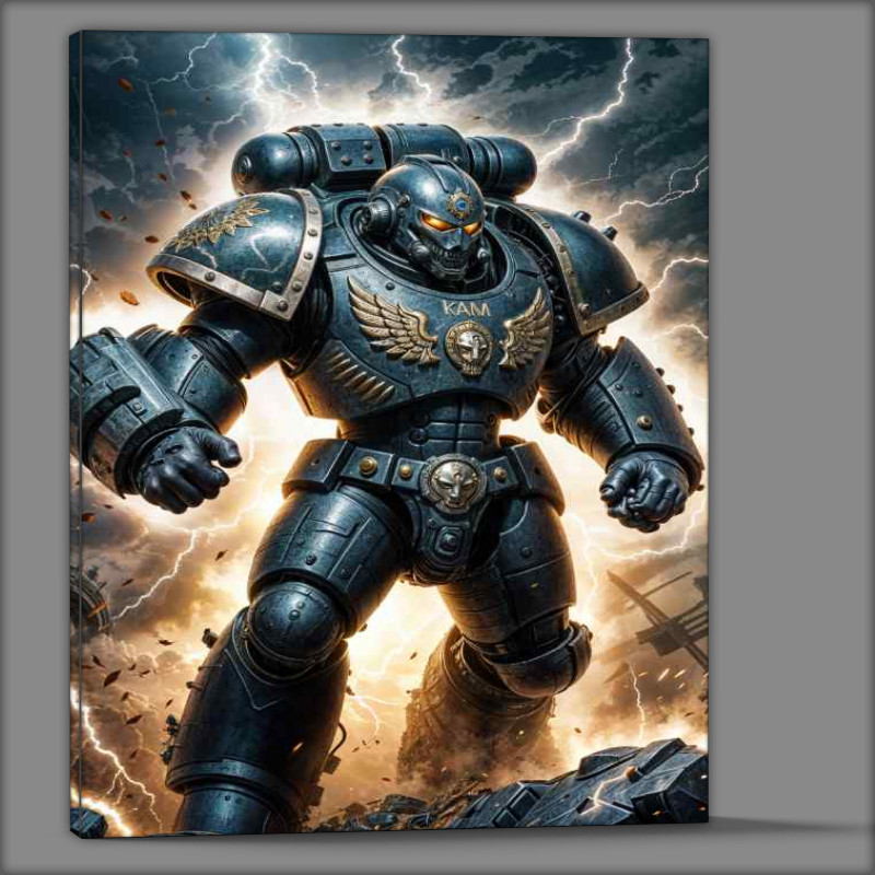 Buy Canvas : (Captain electric of the guardian task force)