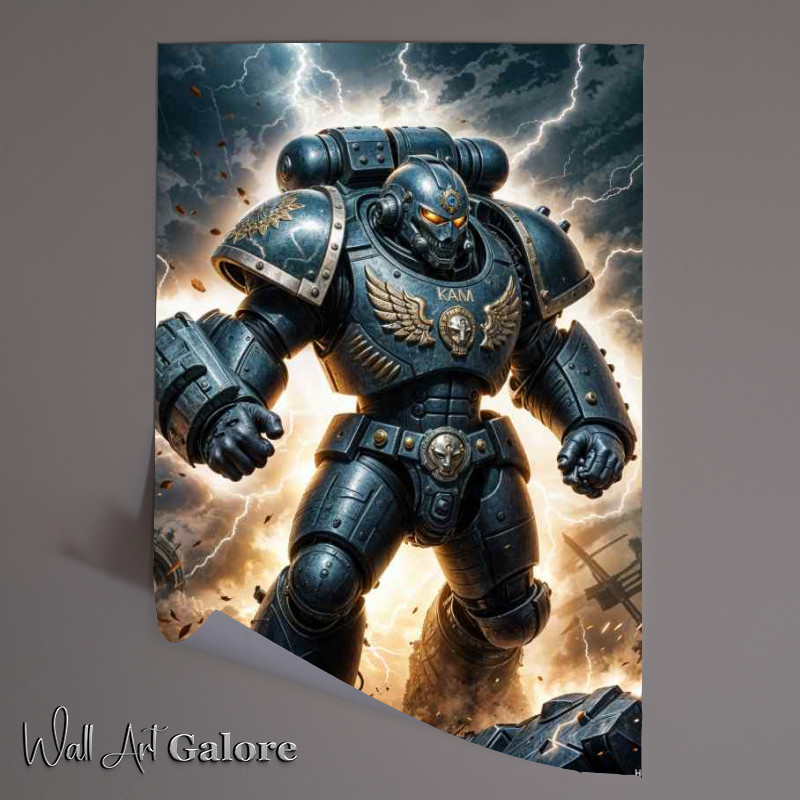 Buy Unframed Poster : (Captain electric of the guardian task force)