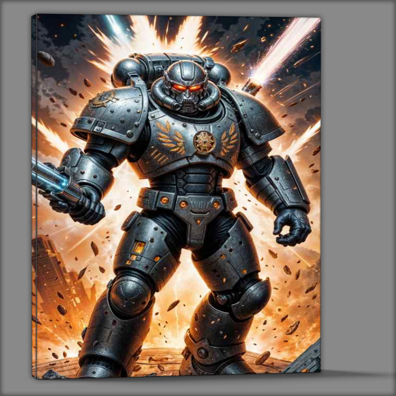 Buy Canvas : (Captain fighter of the guardian task force)