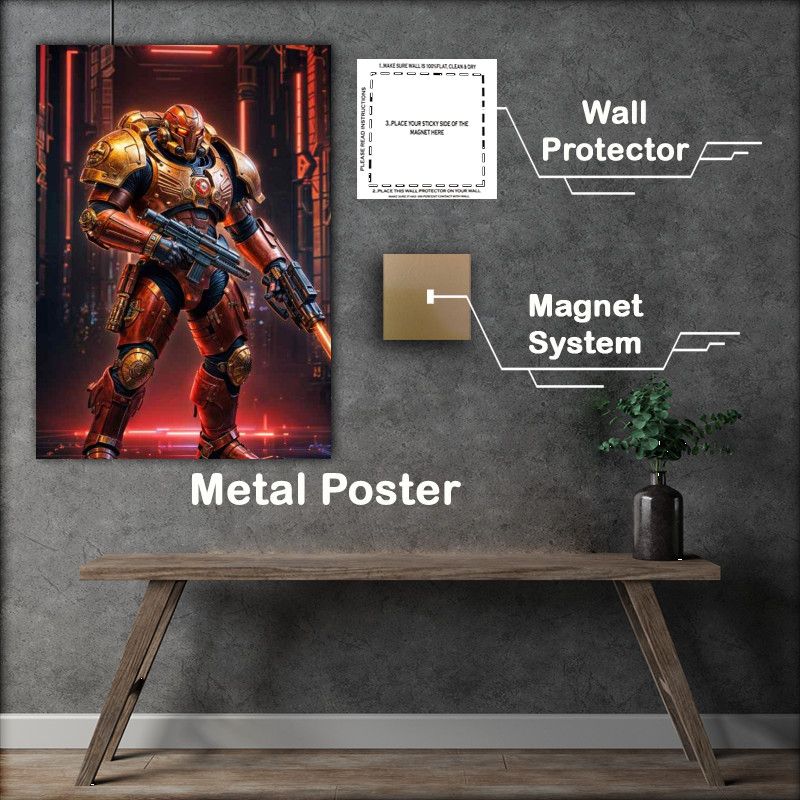 Buy Metal Poster : (Captain joe of the guardian task force)