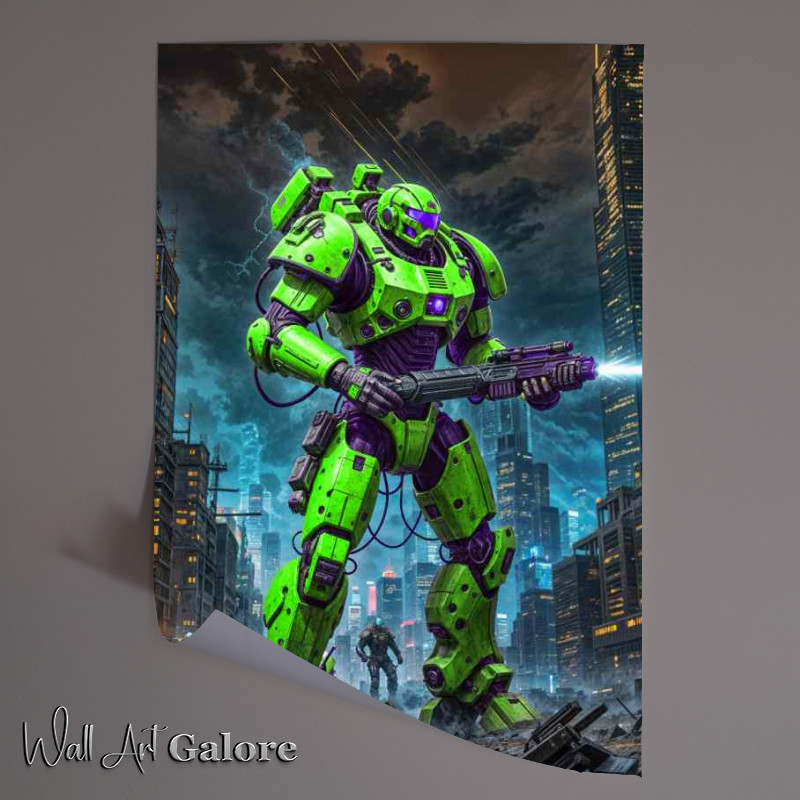 Buy Unframed Poster : (Captain riz of the guardian task force)