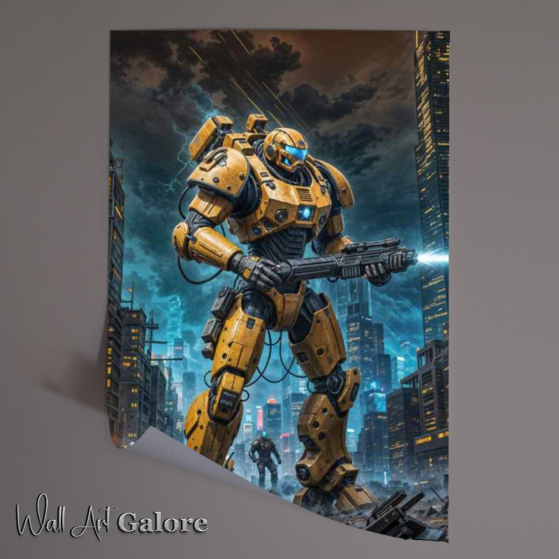 Buy Unframed Poster : (Captain rock of the guardian task force)