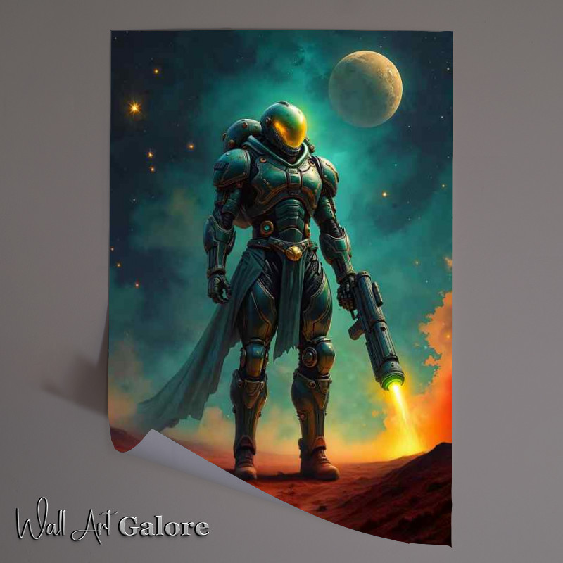 Buy Unframed Poster : (Captain shooter of the guardian task force)