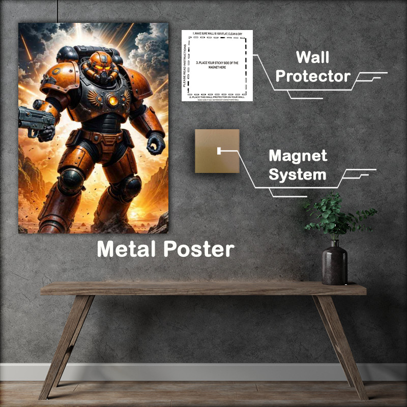 Buy Metal Poster : (Captain sid of the guardian task force)
