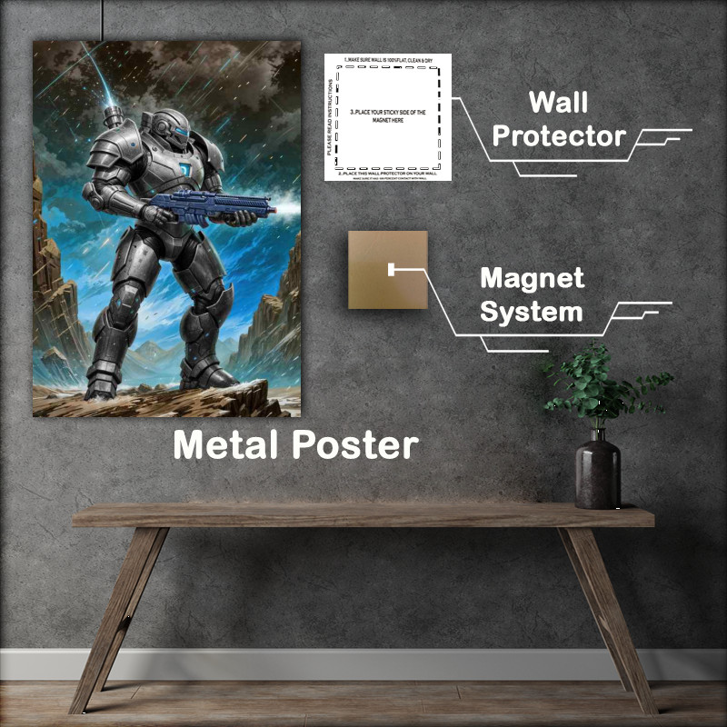 Buy Metal Poster : (Captain slugger of the guardian task force)