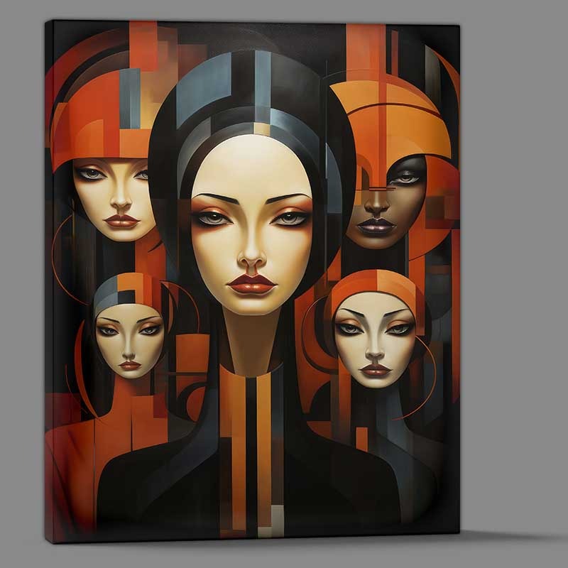 Buy Canvas : (Carnival of Faces)
