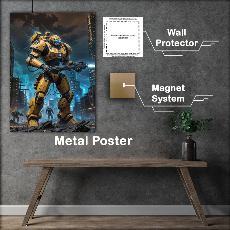 Buy Metal Poster : (Captain stig of the guardian task force)
