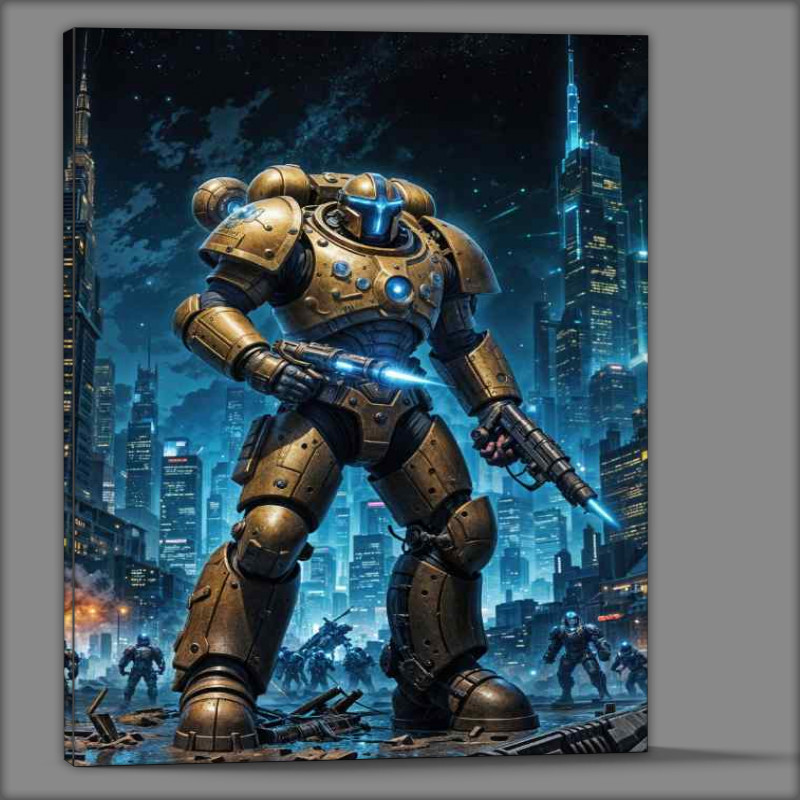 Buy Canvas : (Captain tom in battle of the guardian task force)