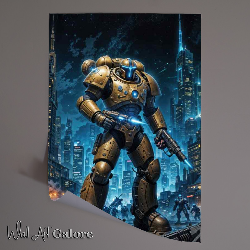 Buy Unframed Poster : (Captain tom in battle of the guardian task force)